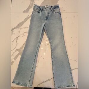 Good American Bootcut/Flare Jeans, Light Blue, Sz 29/8